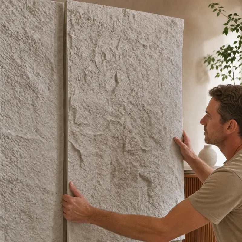 Strata Textured Faux Stone Wall Panel
