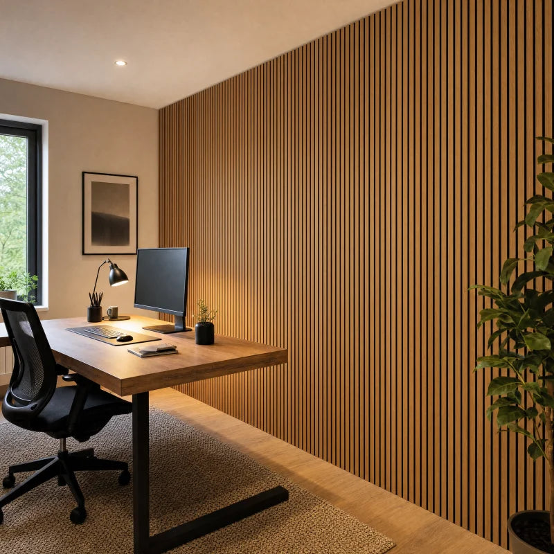 Acoustic Wood Slat Wall Panels