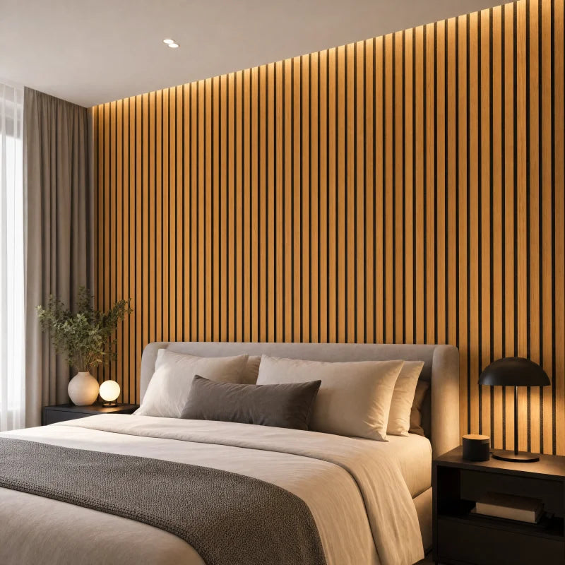 Acoustic Wood Slat Wall Panels