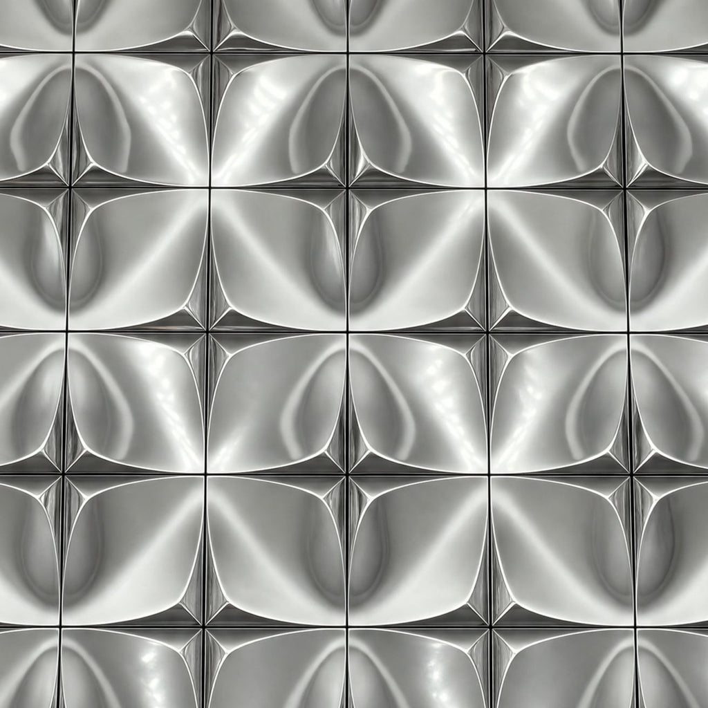 3D Mirror Stainless Steel Mosaic Panel