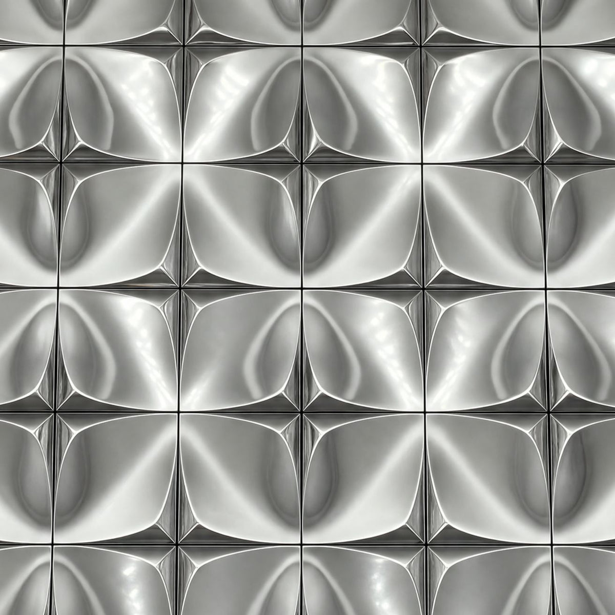 3D Mirror Stainless Steel Mosaic Panel