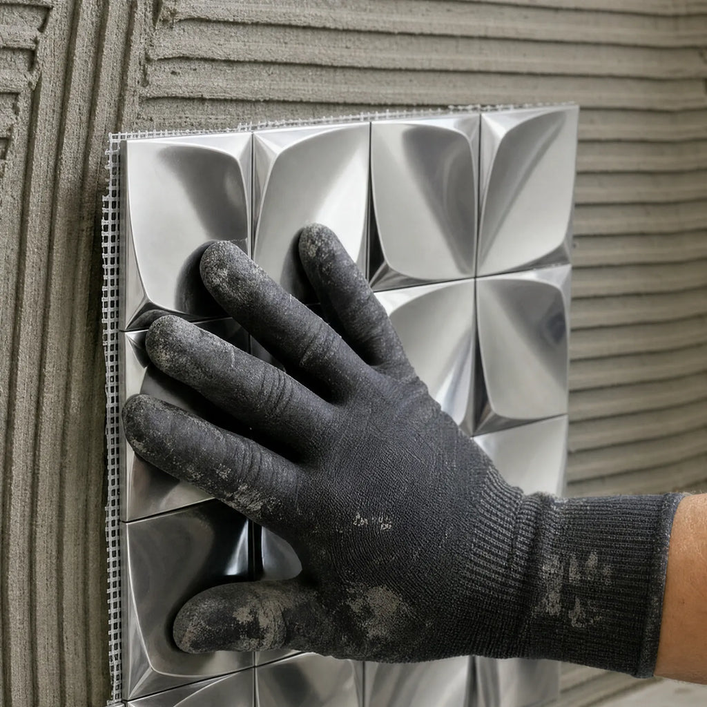 3D Mirror Stainless Steel Mosaic Panel