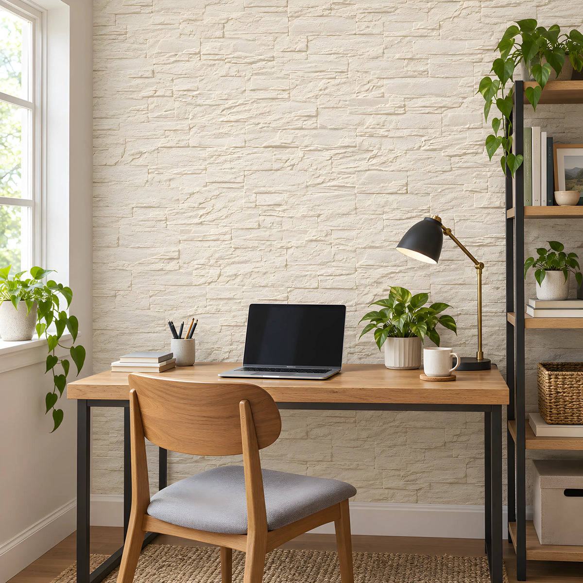 Stacked Ledgestone Flexible Wall Panel