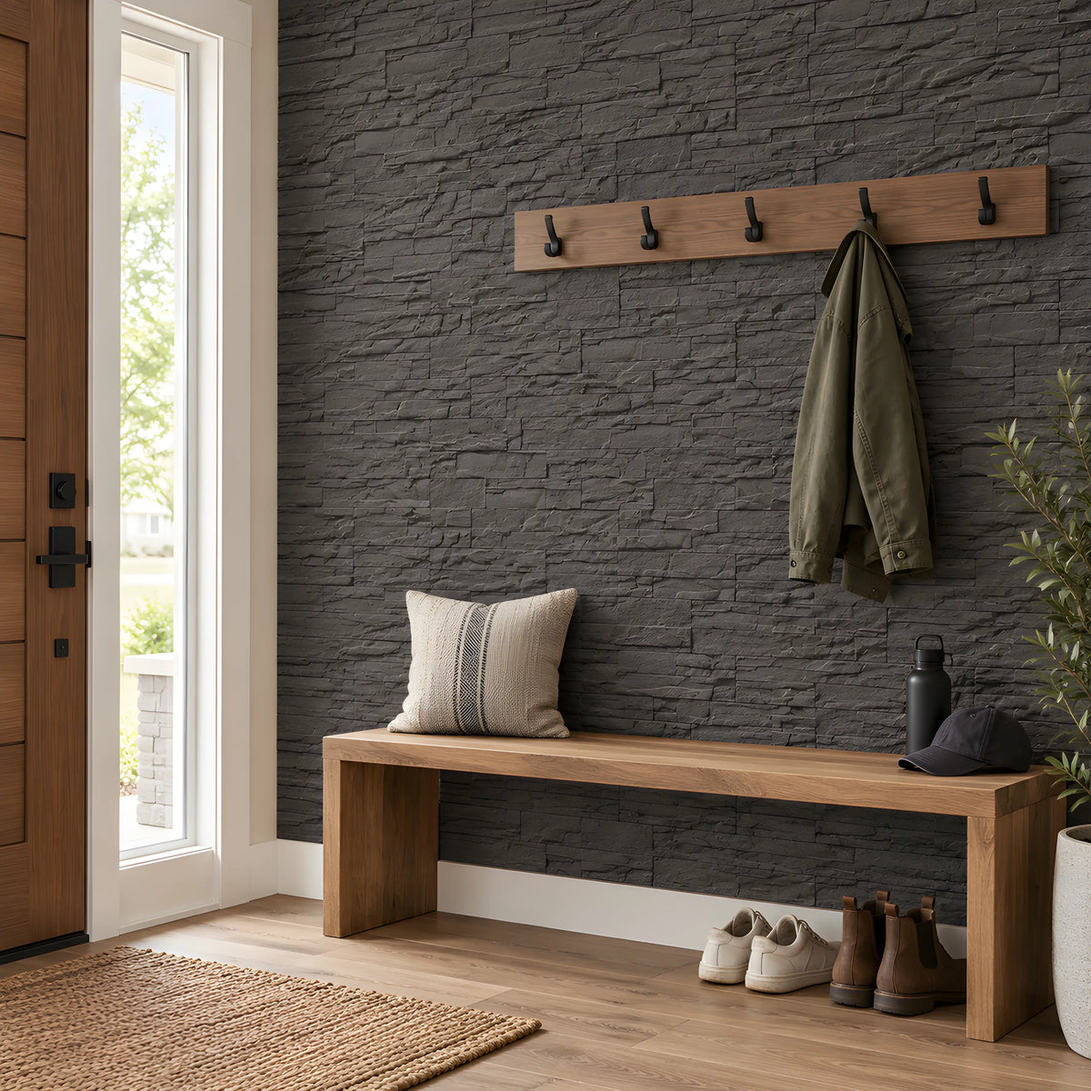 Stacked Ledgestone Flexible Wall Panel