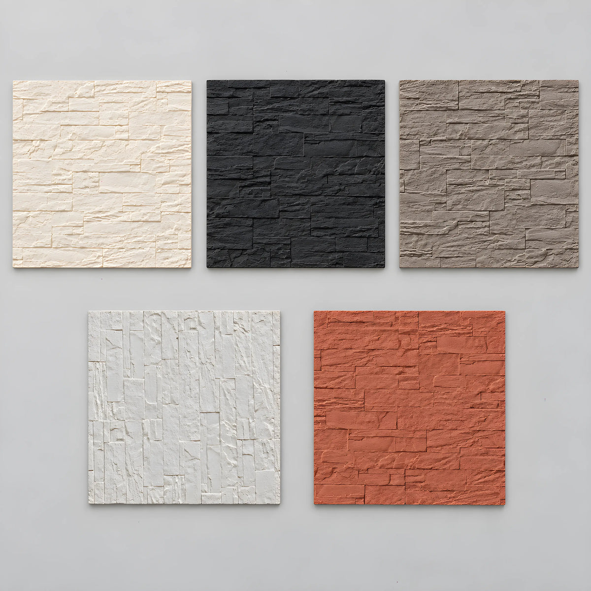 Stacked Ledgestone Flexible Wall Panel