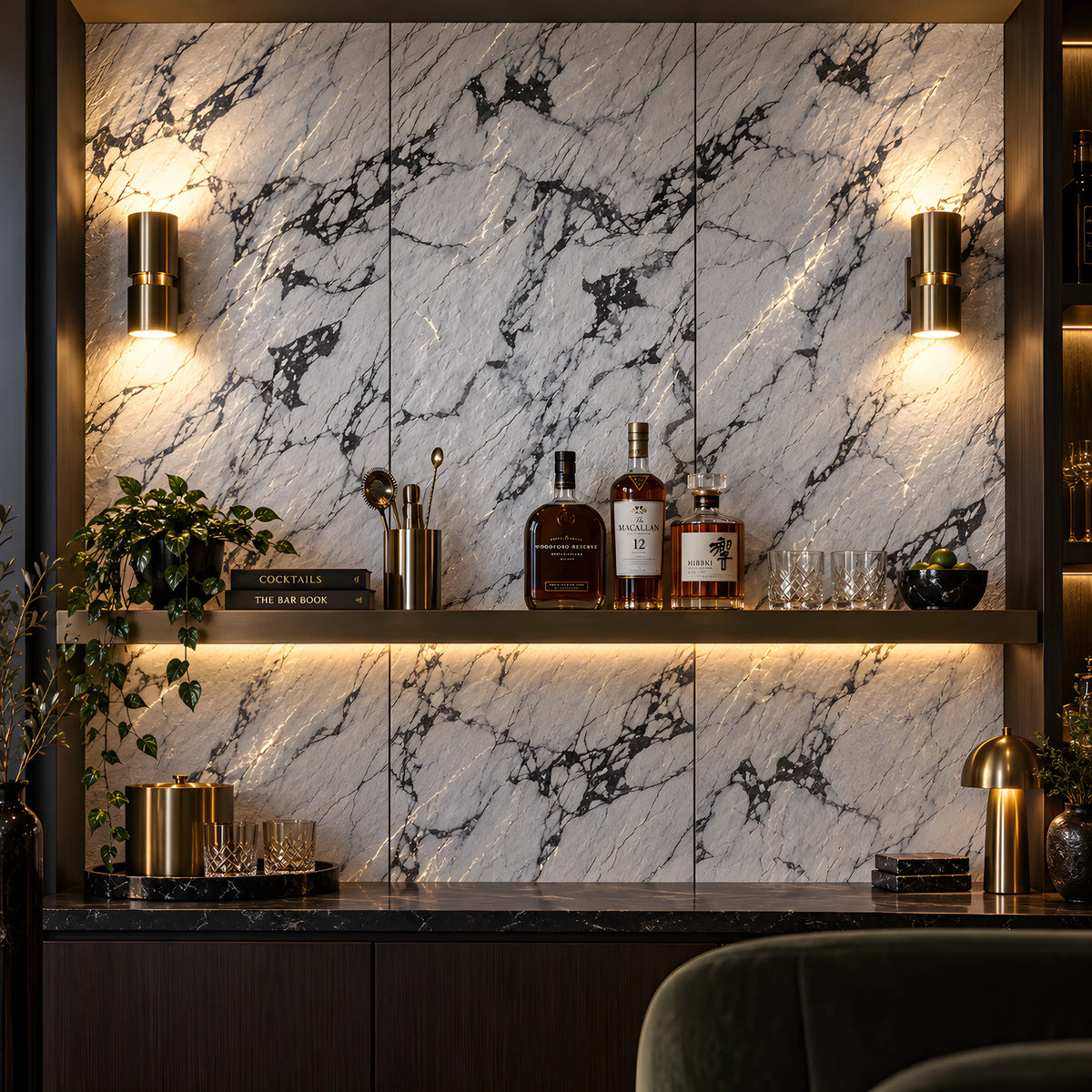 Faux Marble Panels