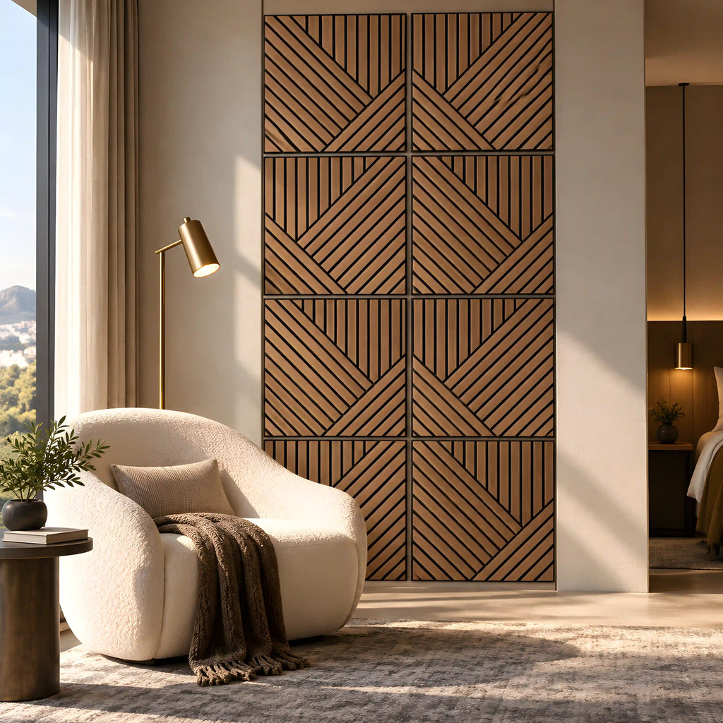 Embossed Textured Acoustic Wall Panel